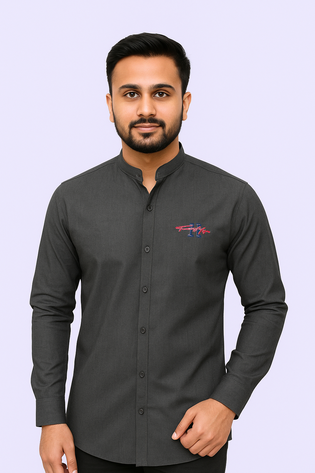 Men’s Premium Black Collar Shirt
